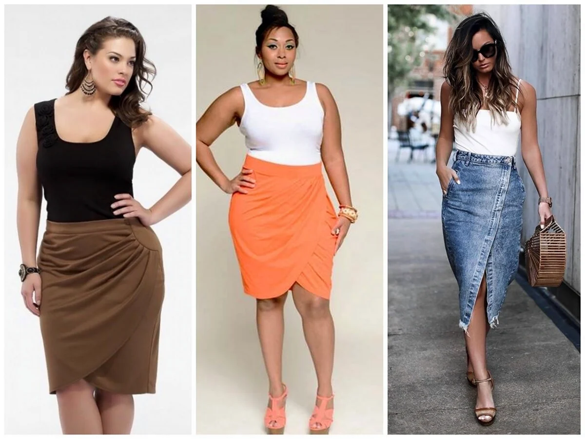 Юбка на широкие бедра