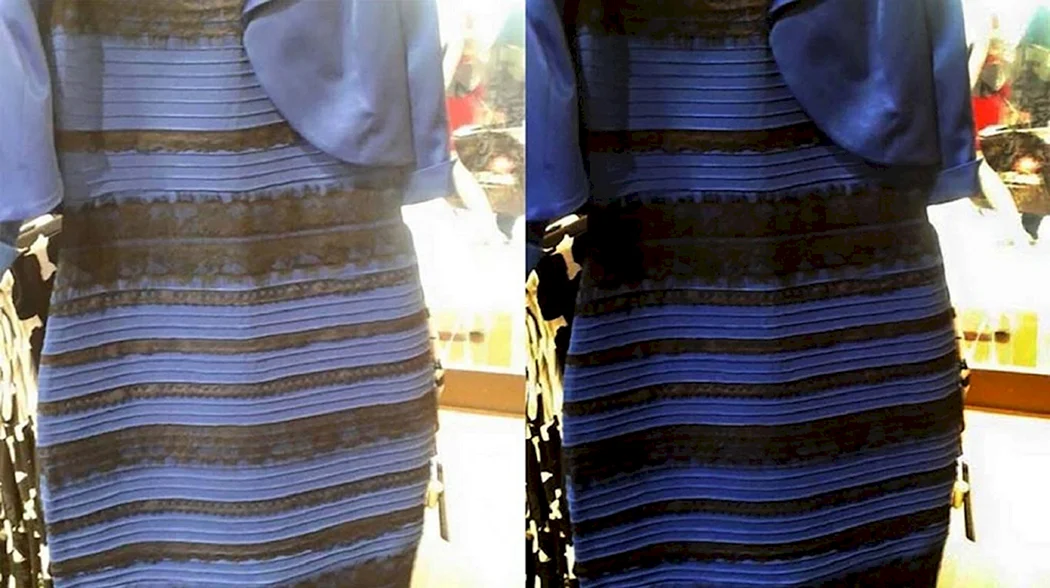 Платье бело-золотое или сине-черное оригинал