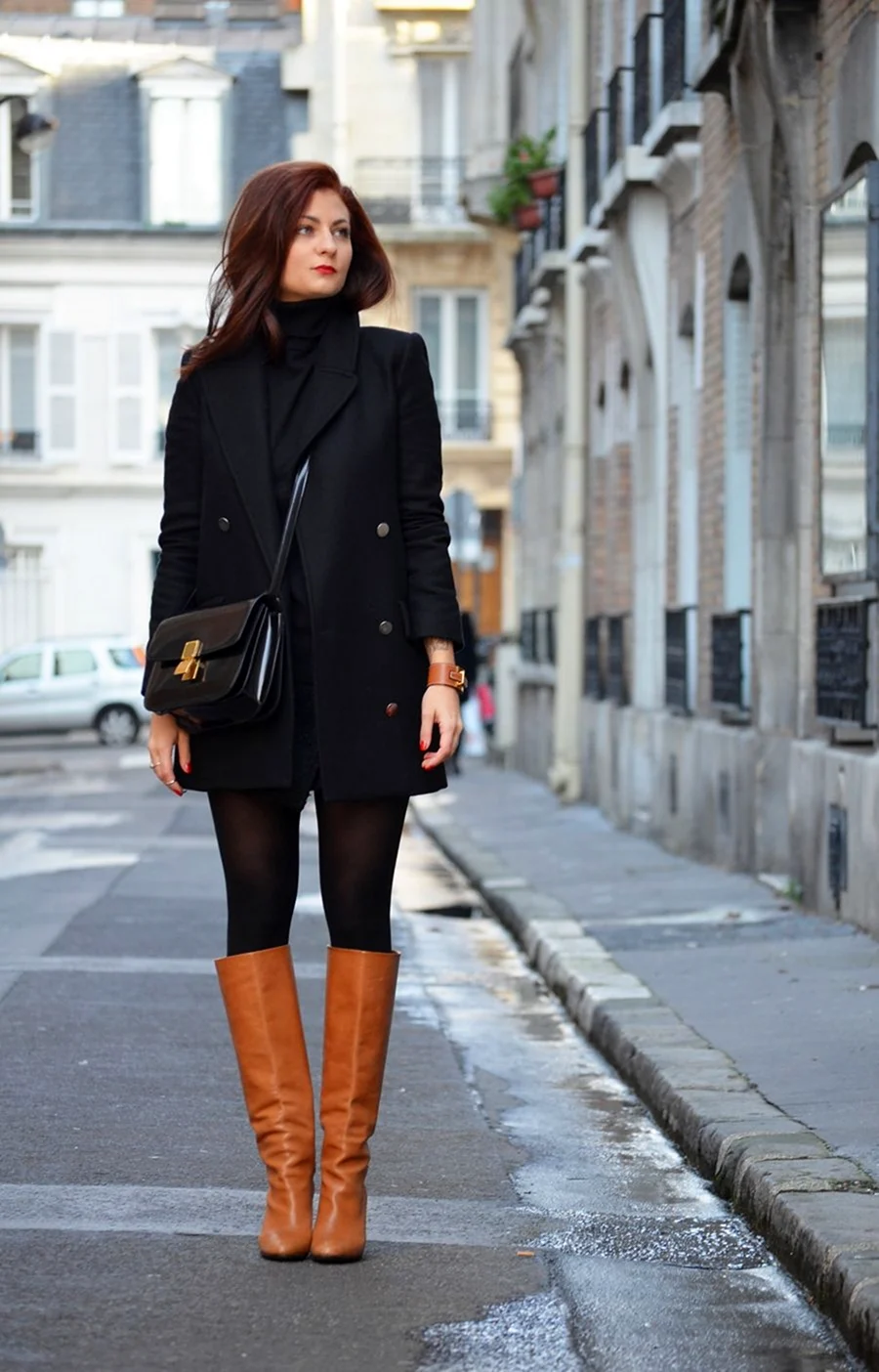 Аутфит сапоги Zara