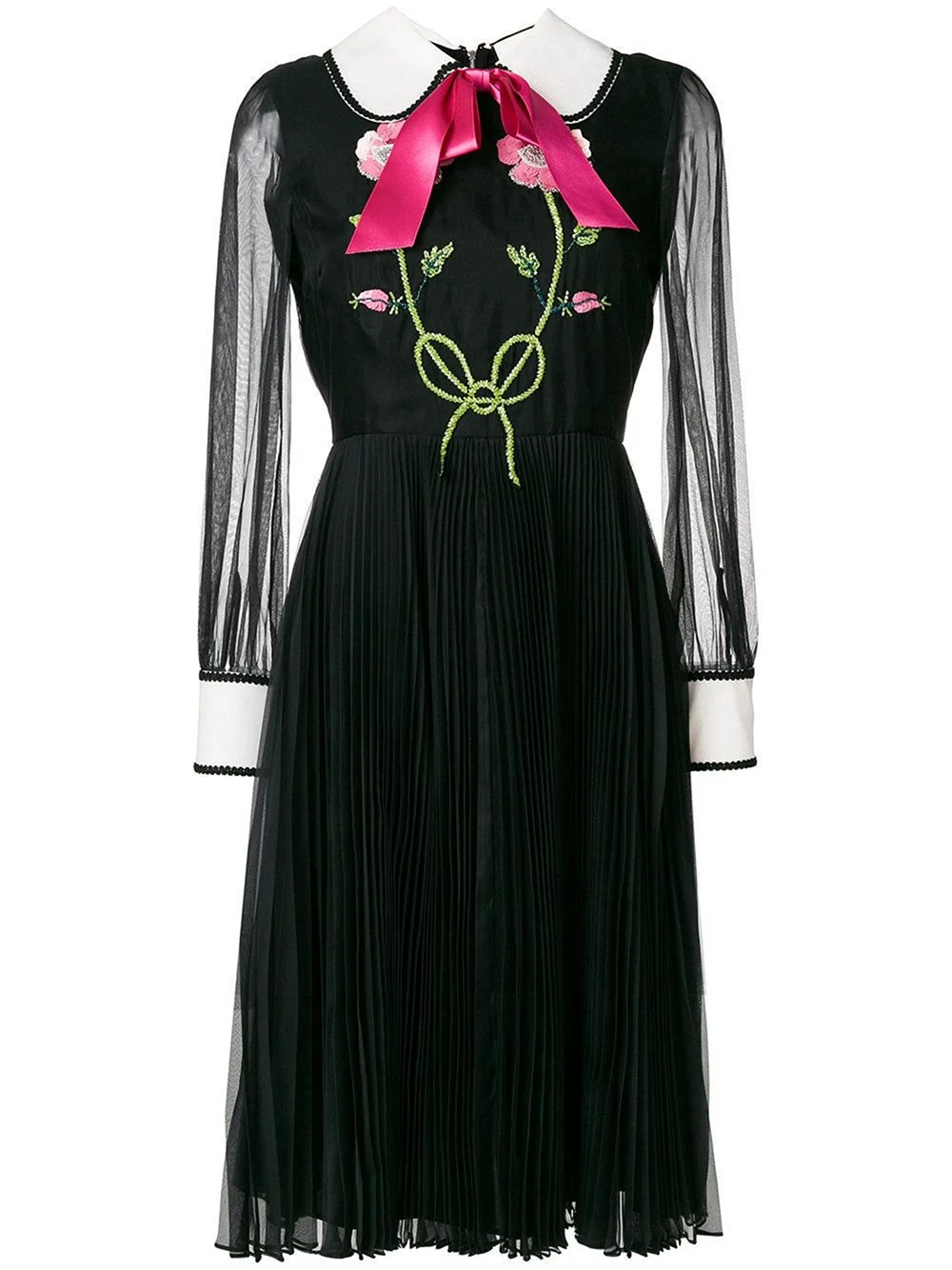 Черное платье гуччи