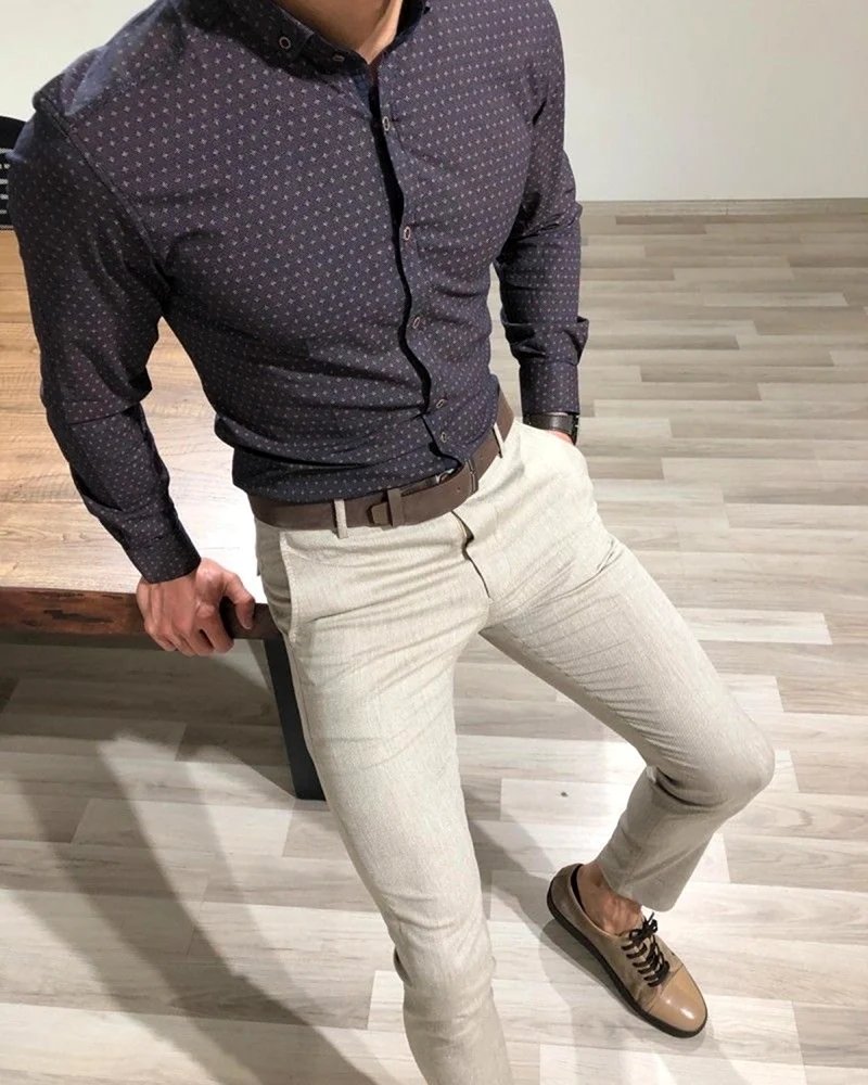 Brown Slim Fit