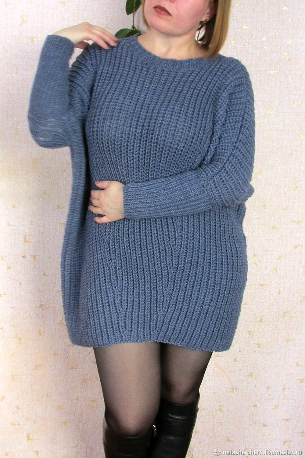 Туника летучая мышь оверсайз