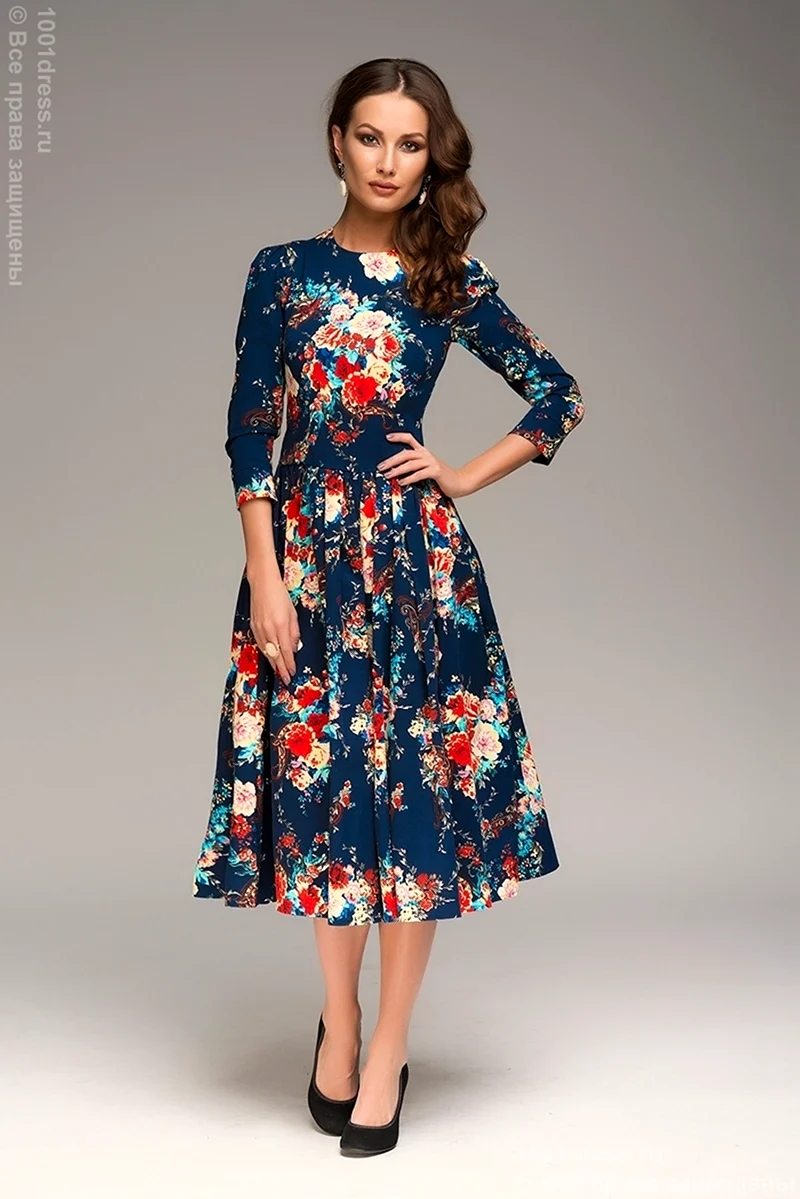 Платье 1001dress принт Лондон