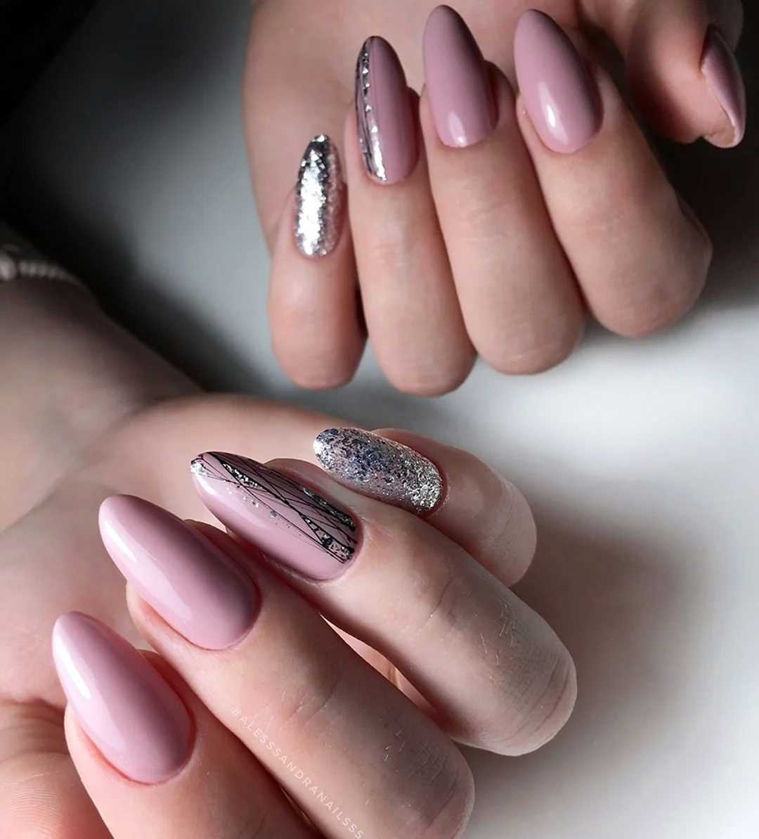 Маникюр нюдовый 2020 миндаль. Миндаль