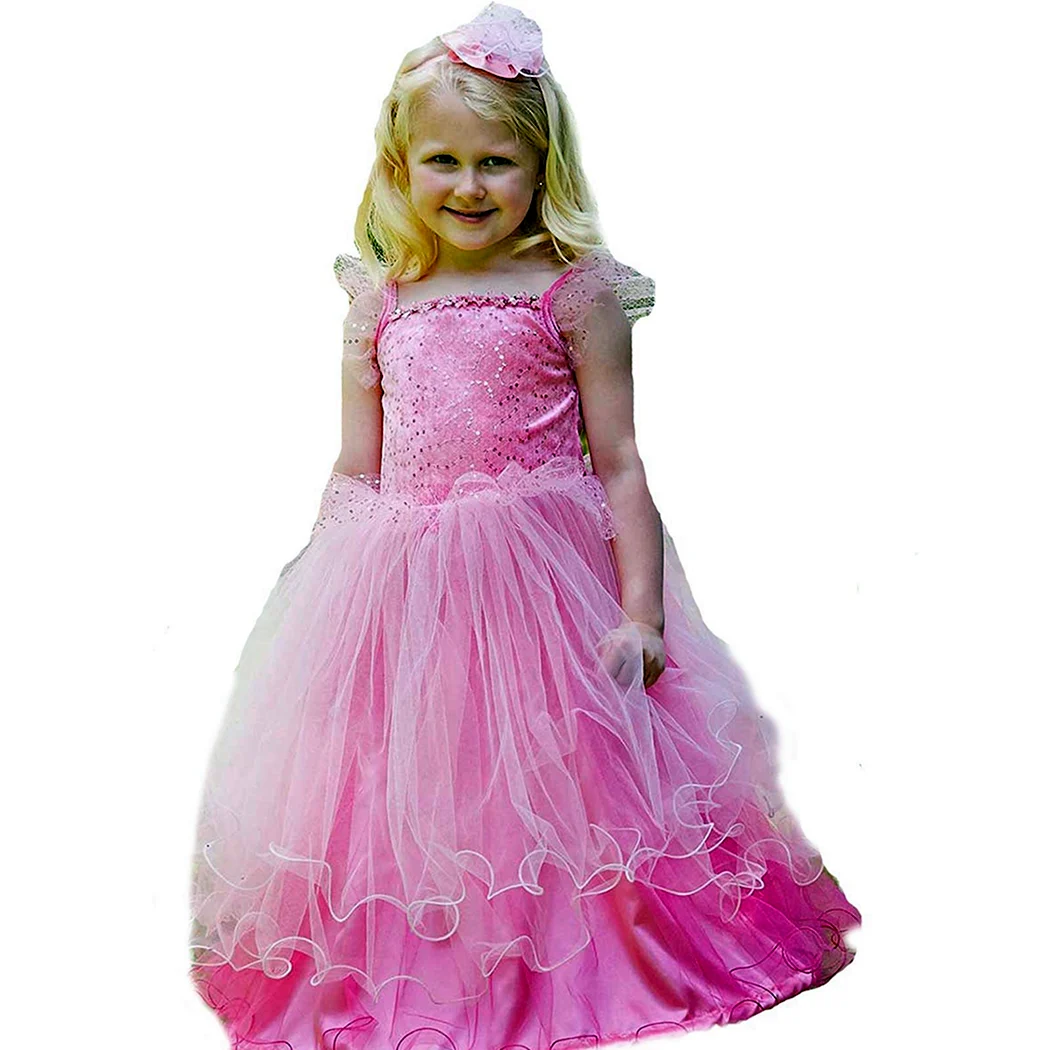 Карнавальный костюм для девочки из розового платья