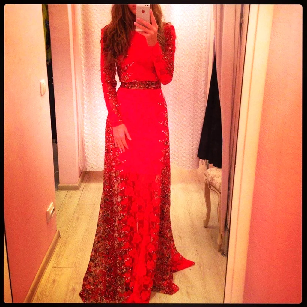 Чеченские платья длинные