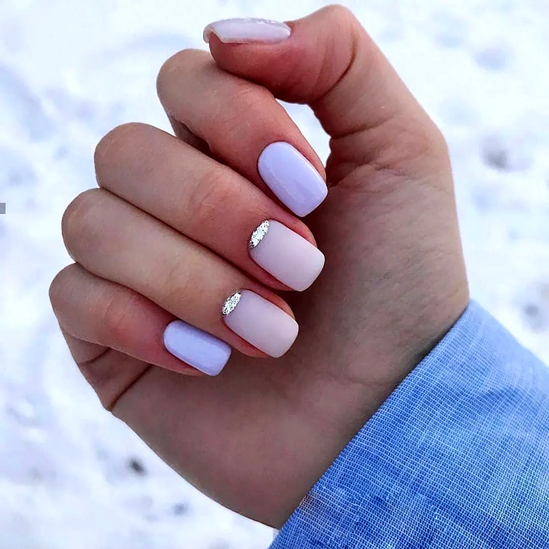 Ногти мягкий квадрат