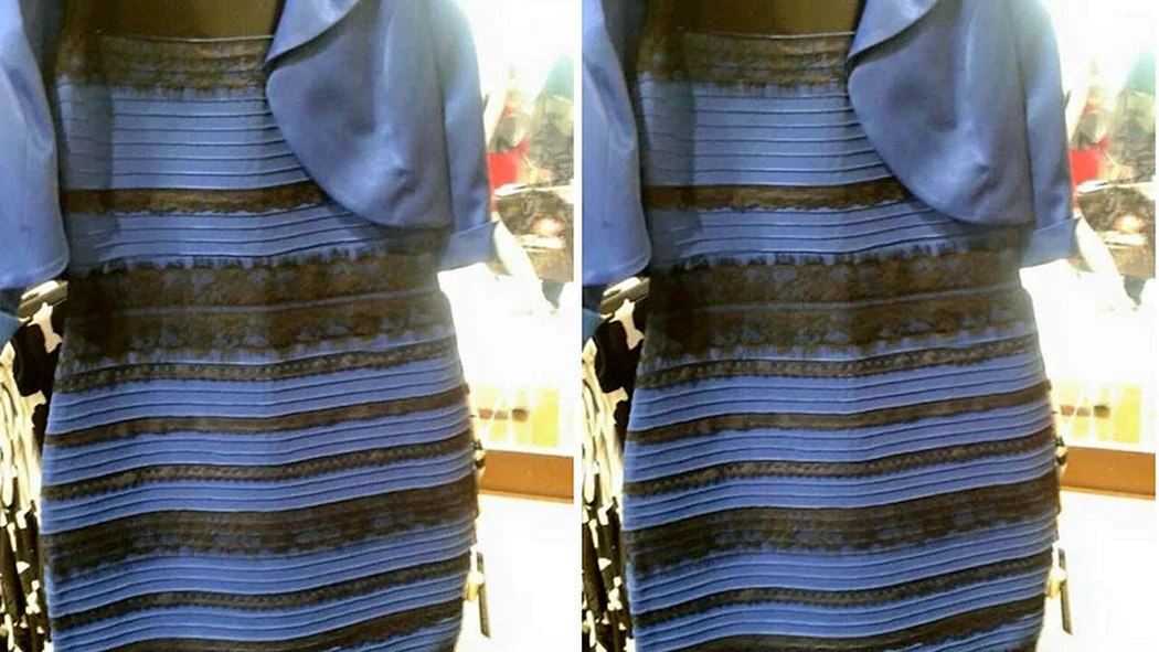 Платье сине-черное или бело-золотое