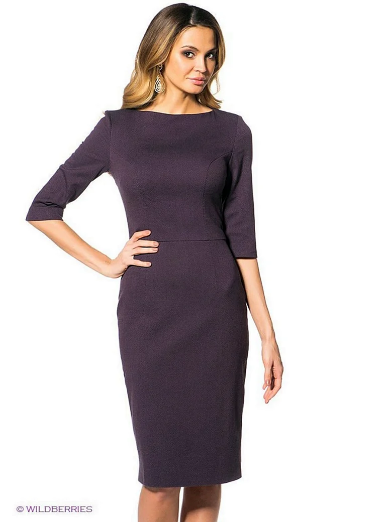 Воротник лодочка на платье