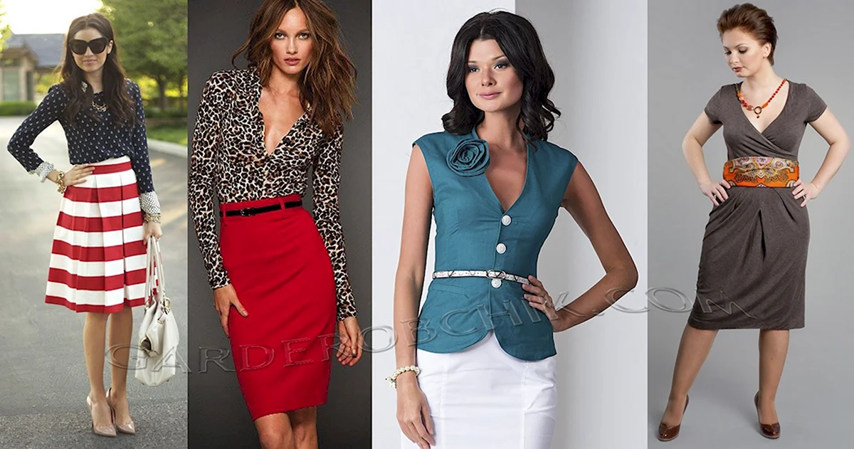Гардероб широкоплечих женщин