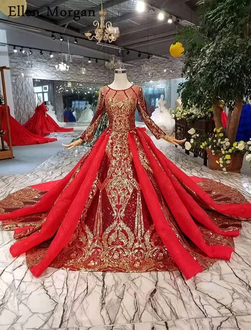 Красное Королевское платье