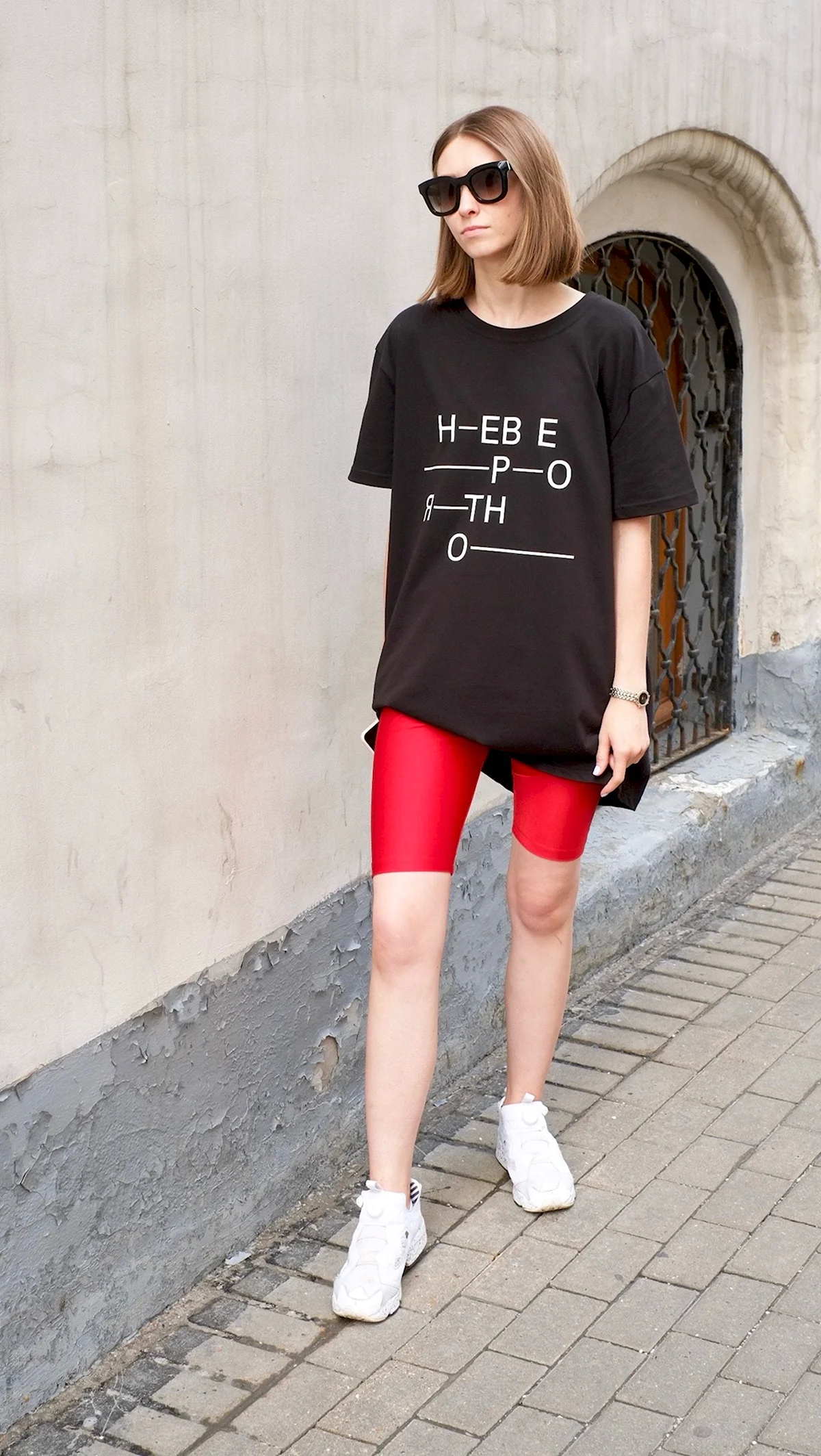 Велосипедки с футболкой