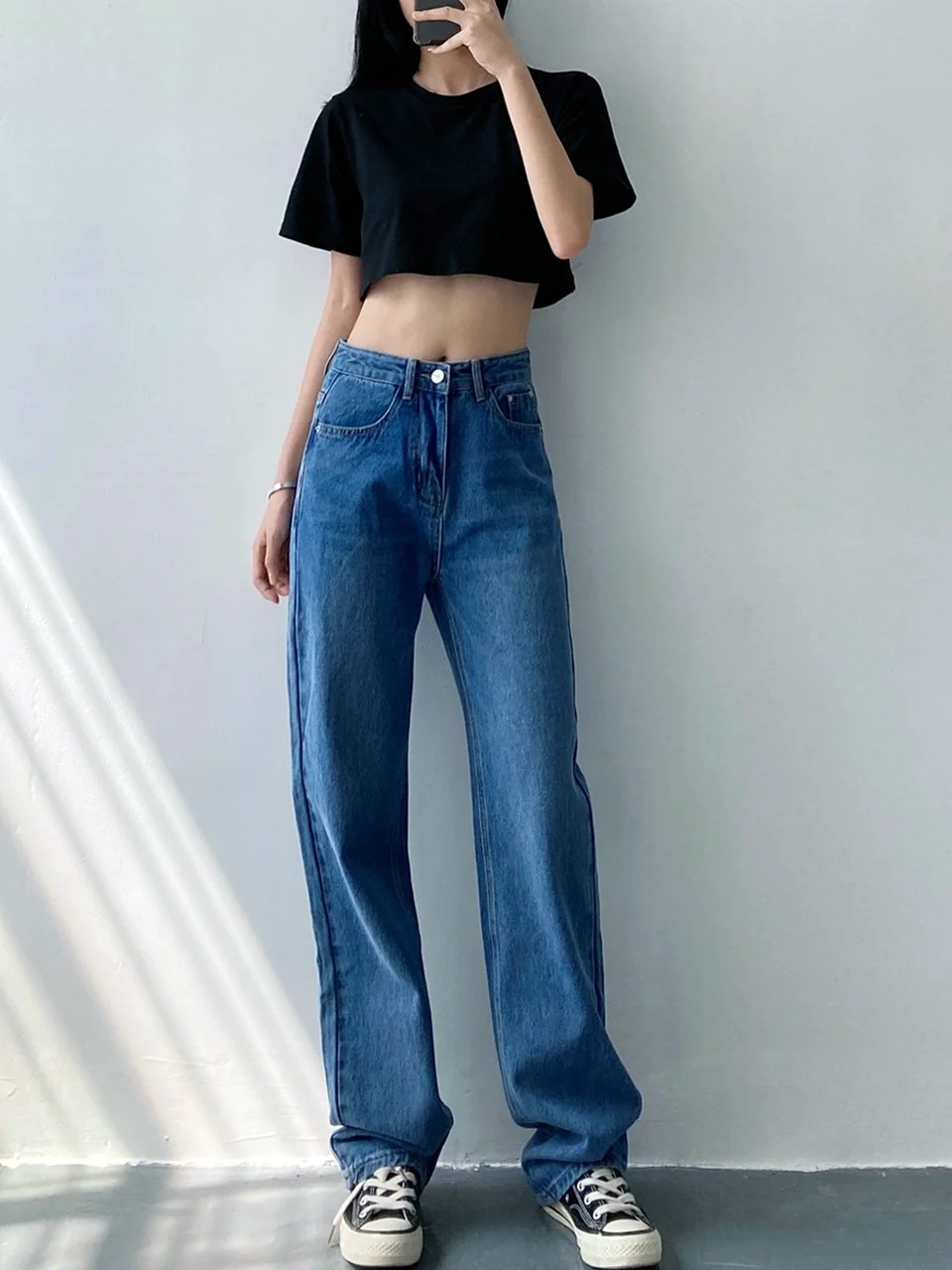 Wide Leg джинсы Корея 2020