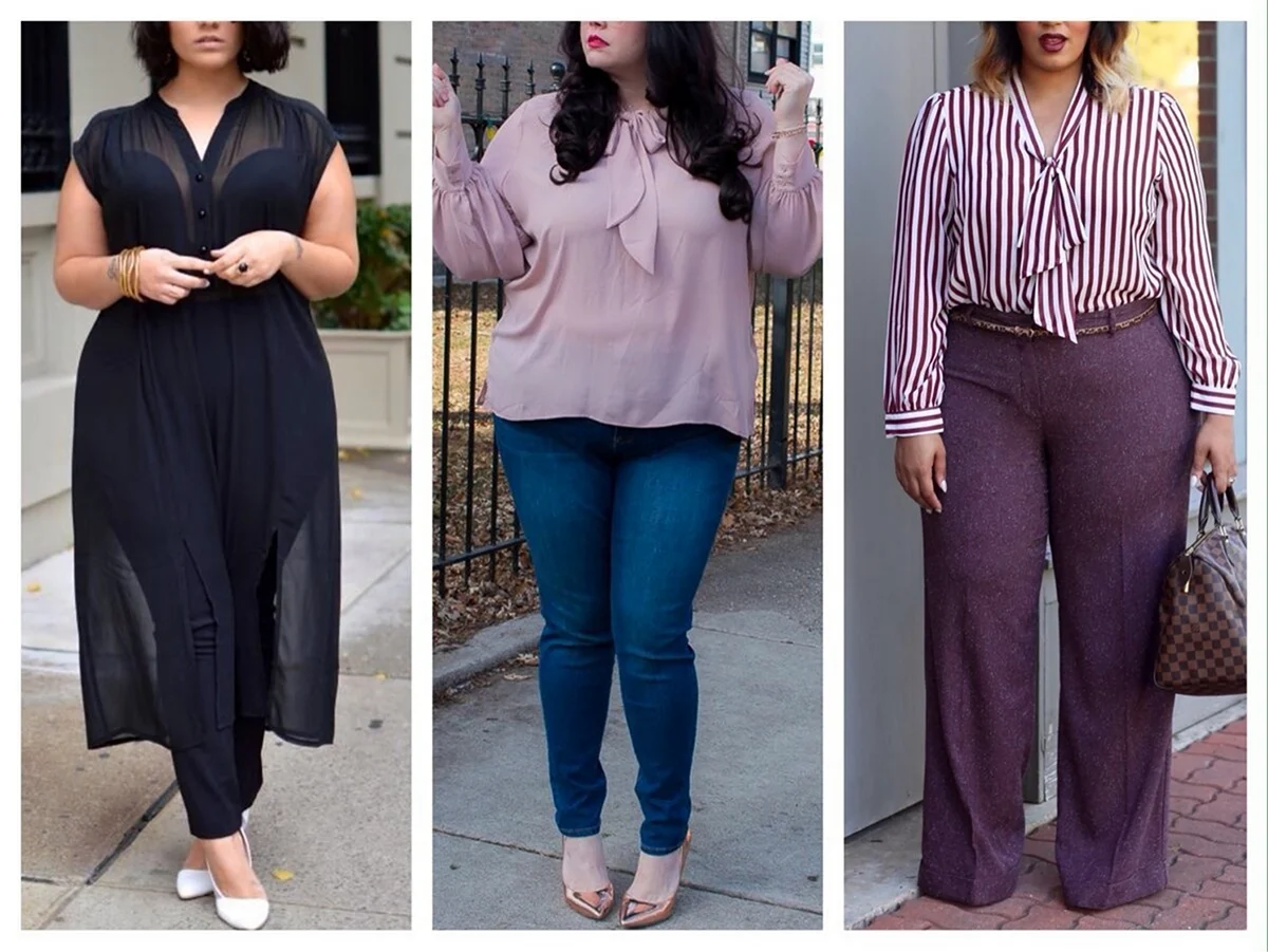 Брюки скрывающие полноту