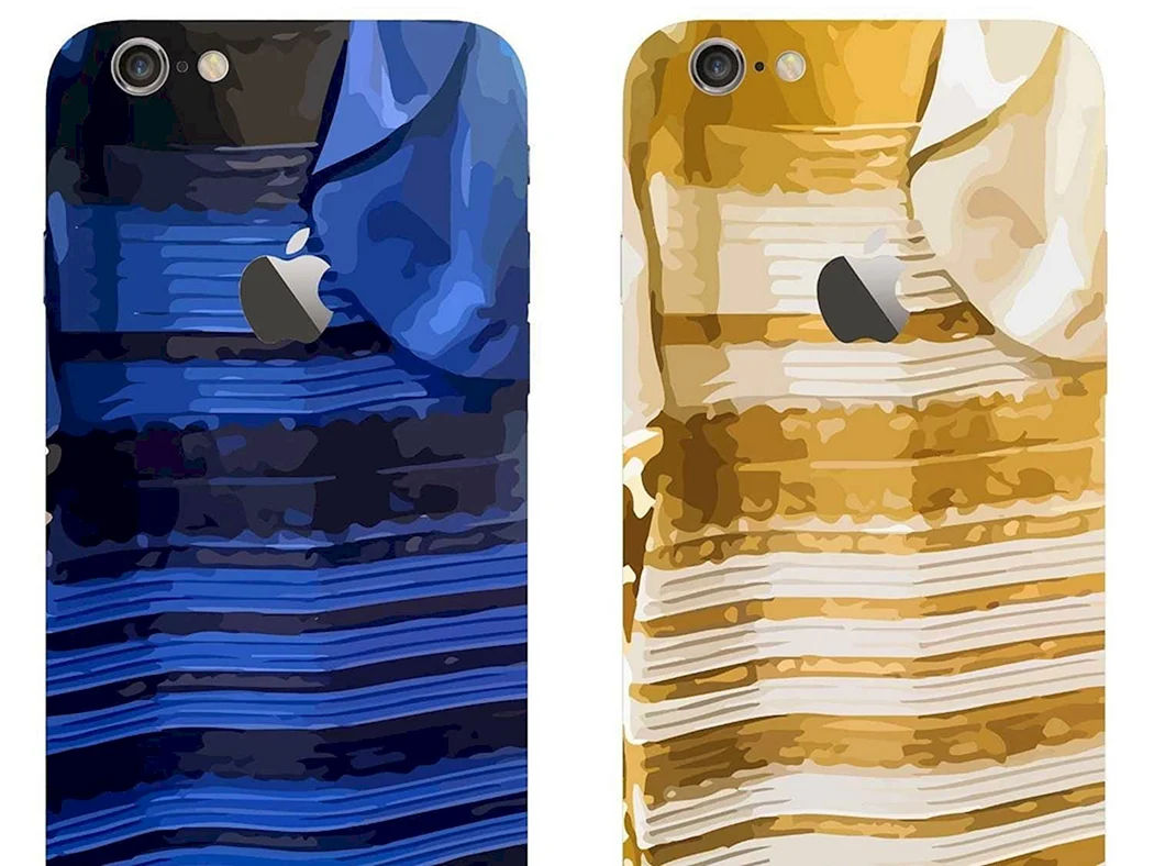 Сине-черное платье