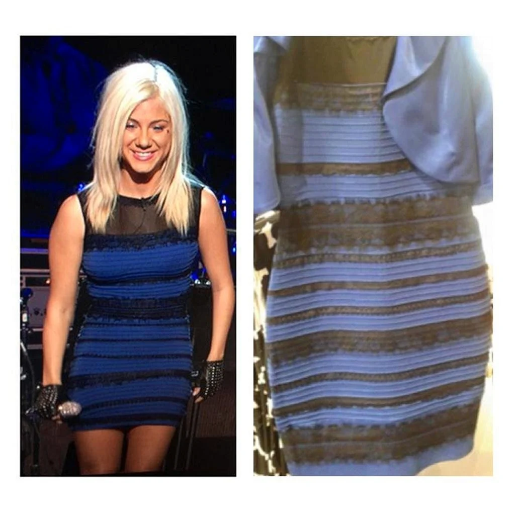 Сине-черное платье