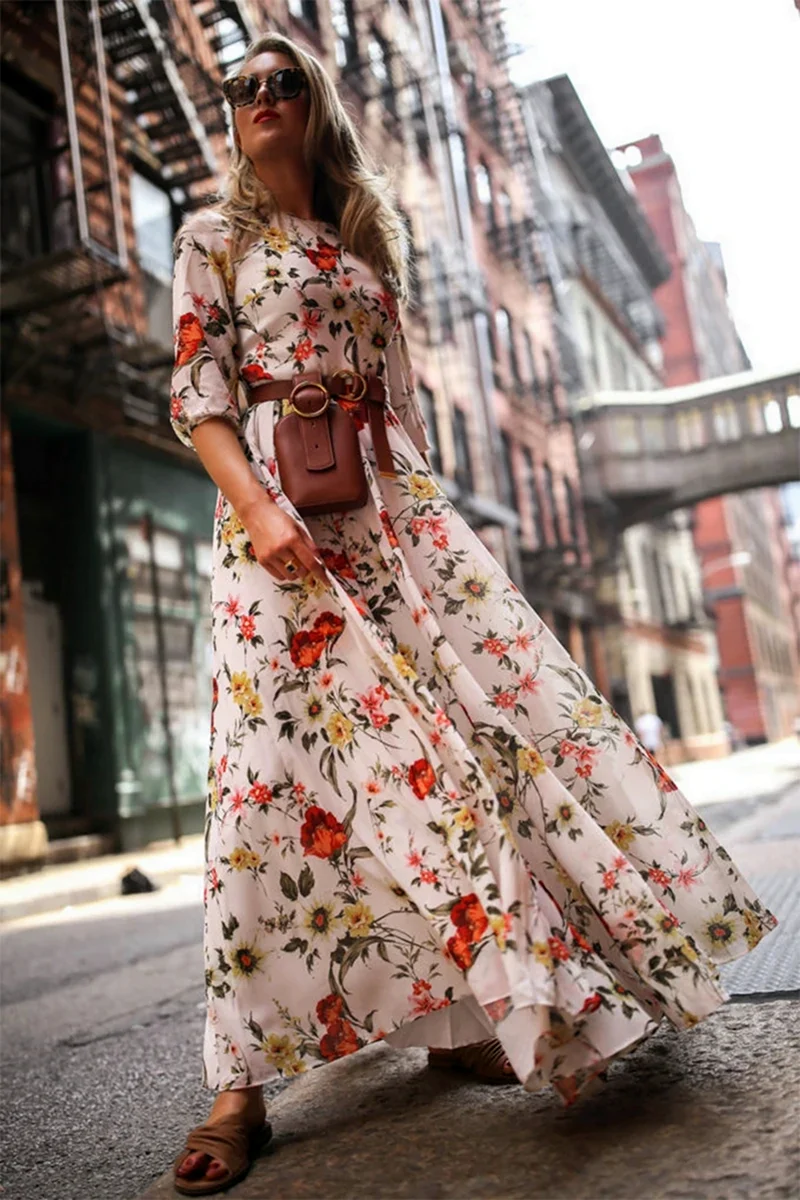 Модный цветочный принт