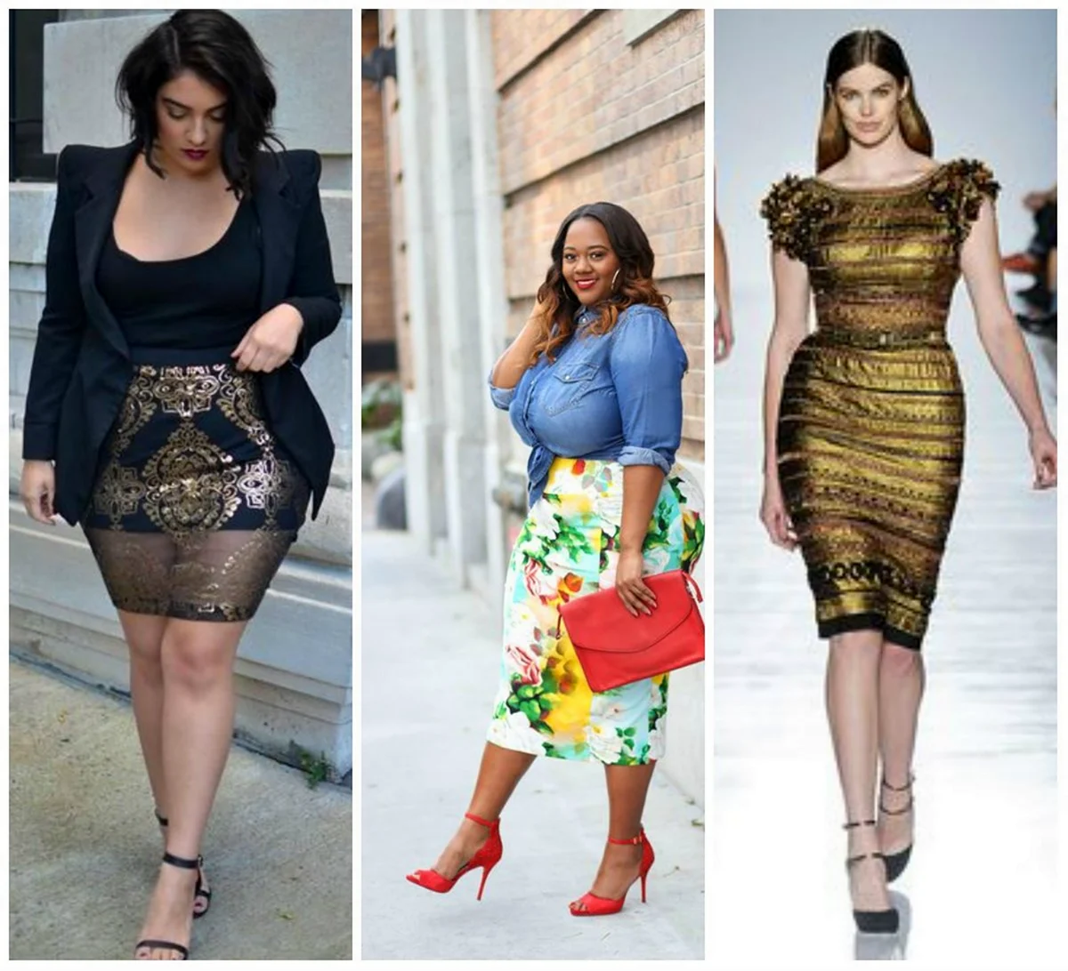 Образы для девушек с полными ногами