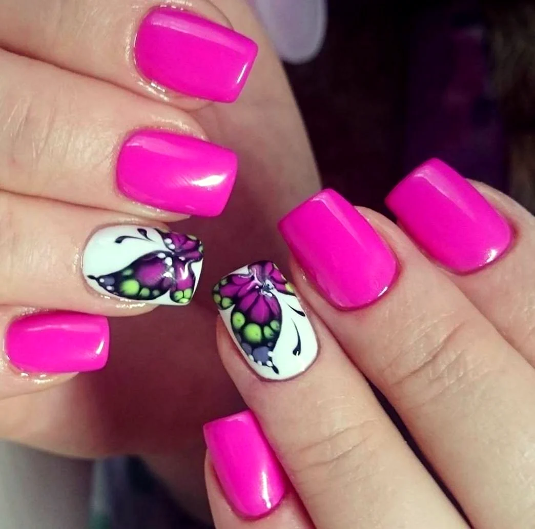 Яркие ногти