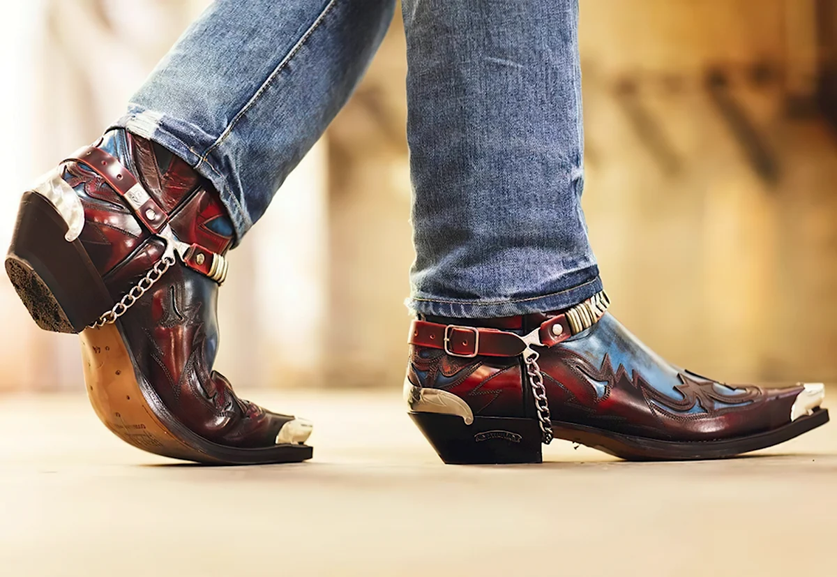 Ботинки Челси ковбойские