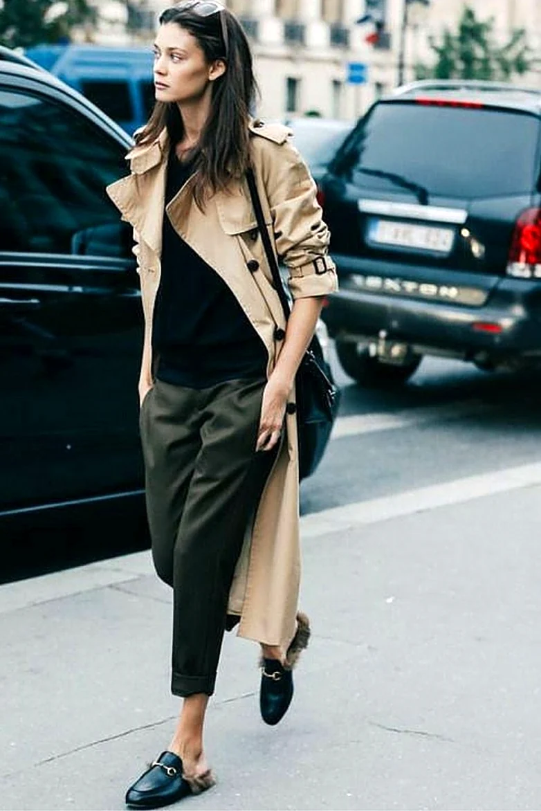 Тренч Street Style