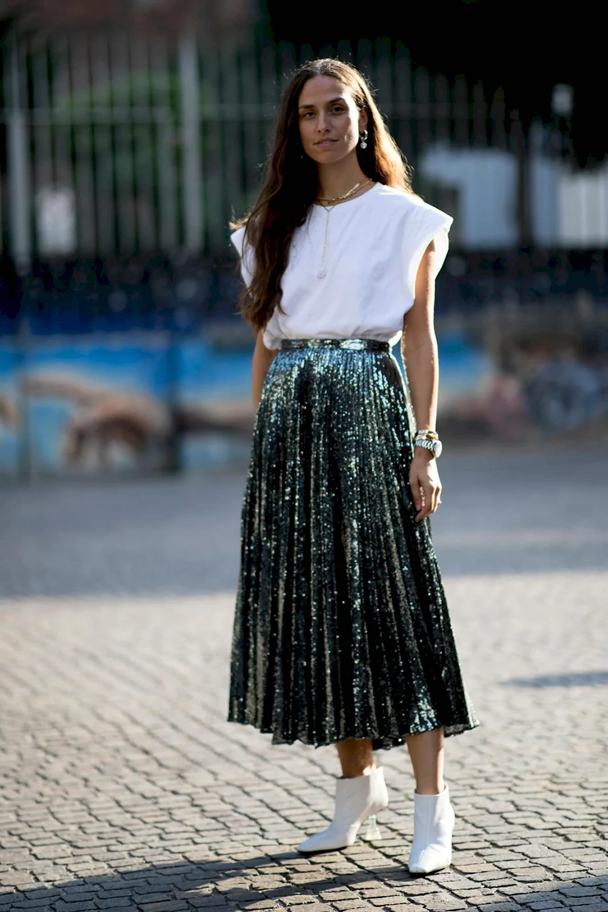 Юбка плиссе стрит стайл 2020
