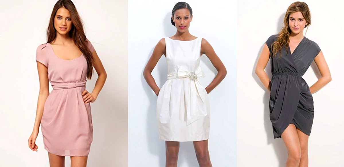 Платье с широкими плечами