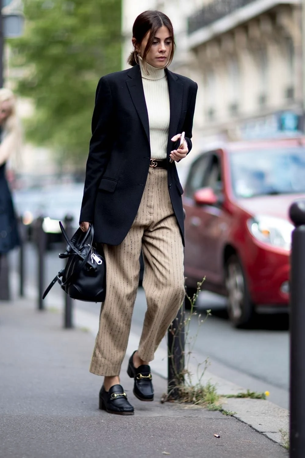 Брюки с лоферами женские