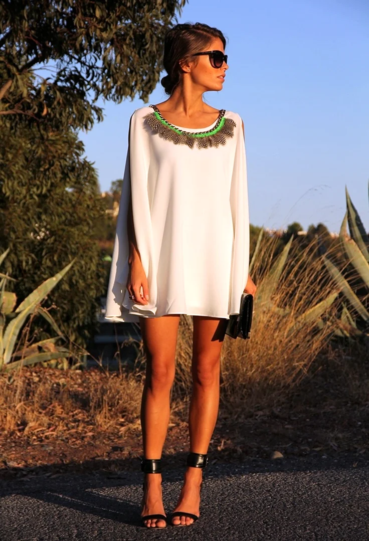 Свободное летнее платье