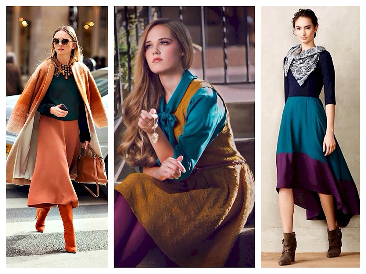 Цвет морской волны сочетание в одежде