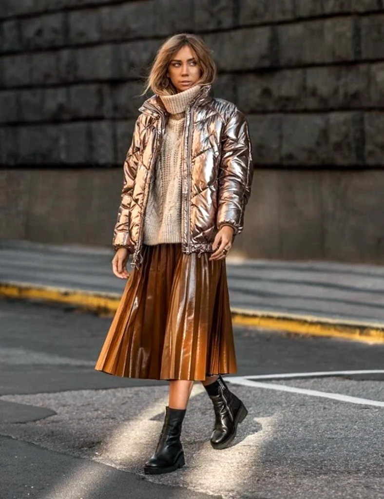 Юбка плиссированная с курткой