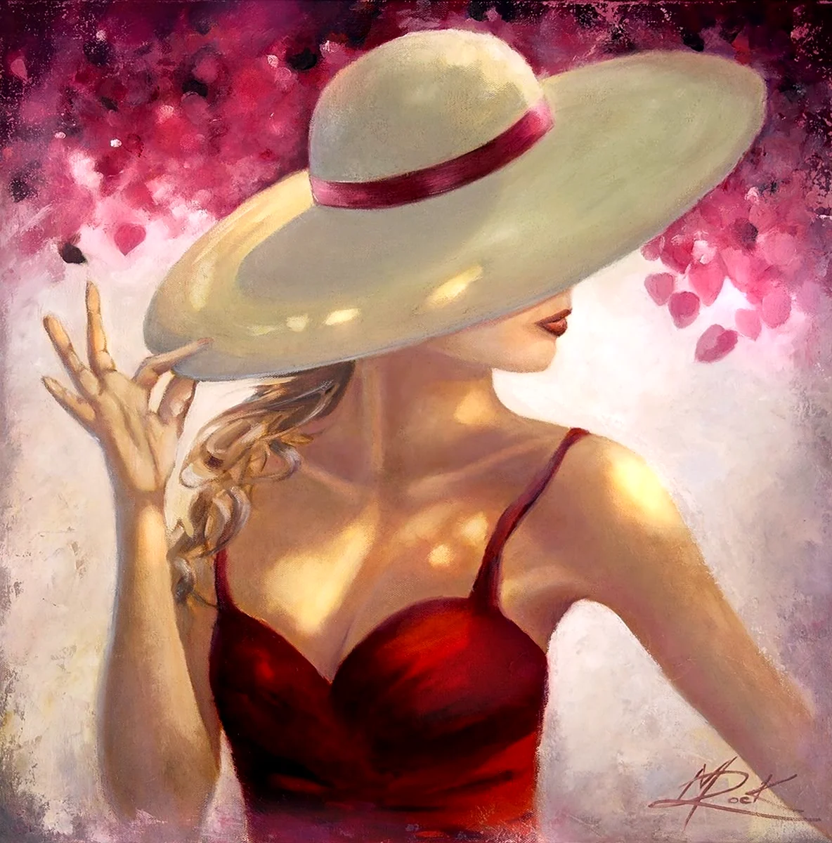 Дама в шляпе