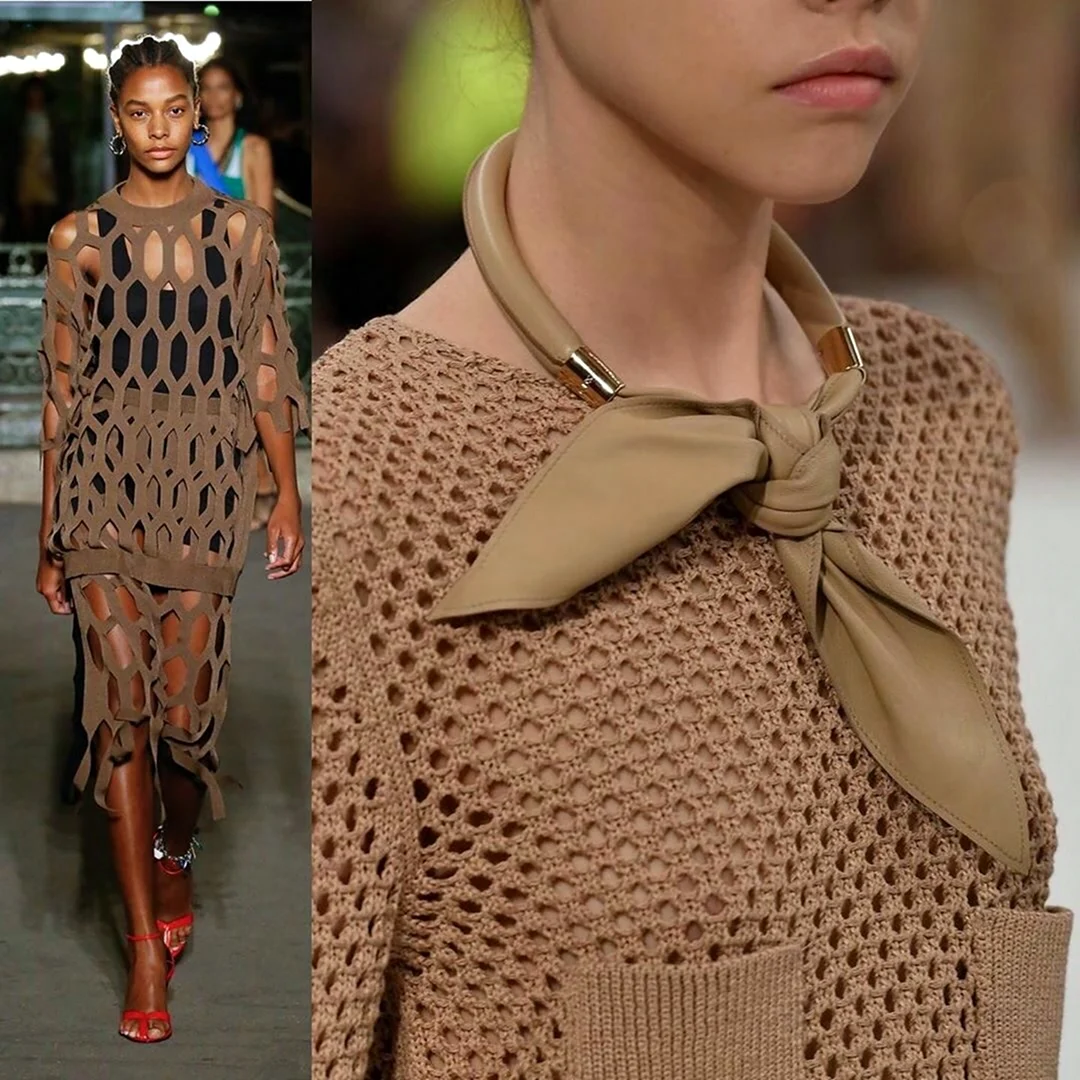 Плетеный топ