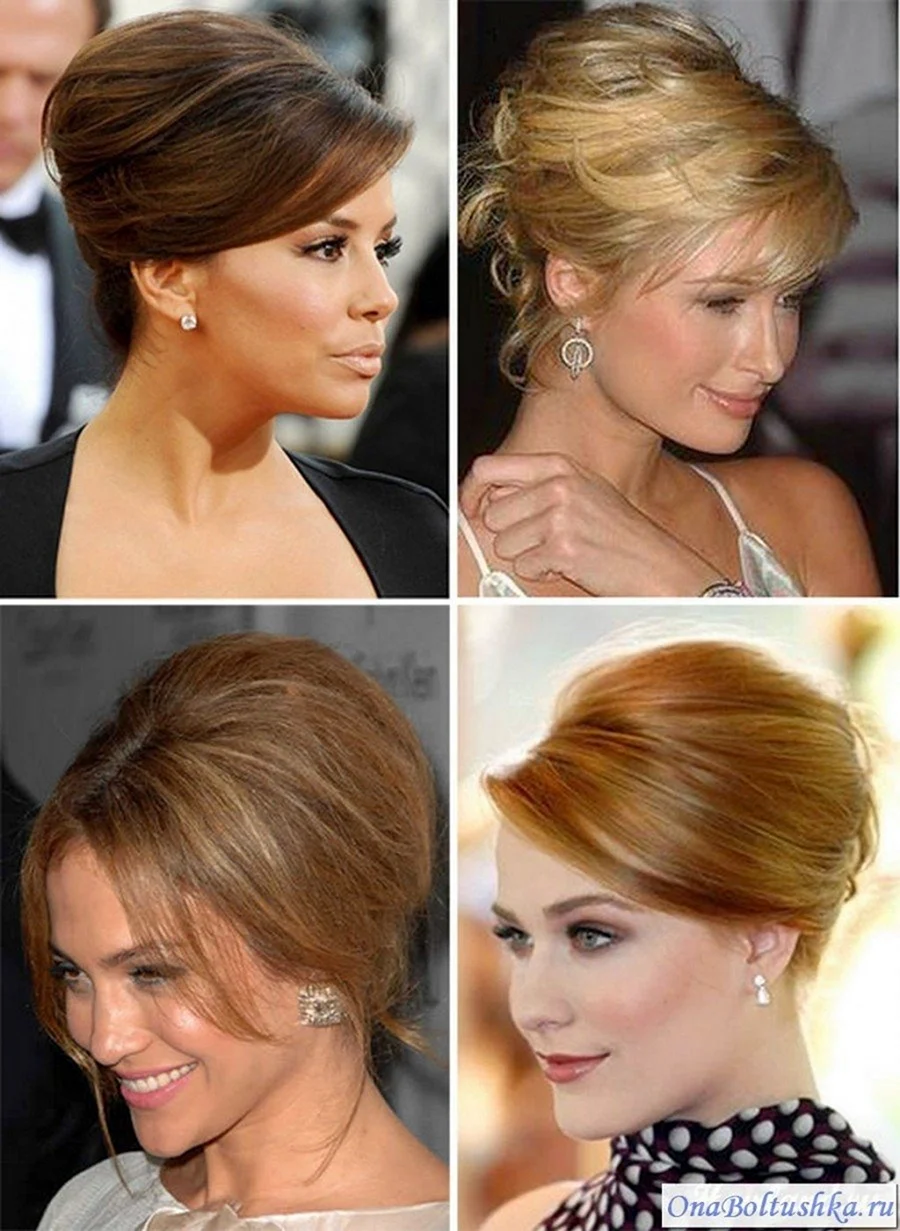 Бабетта на средние волосы