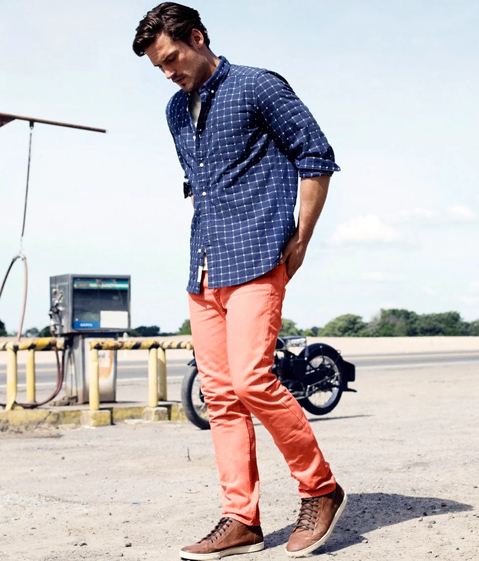 Летние мужские образы повседневные