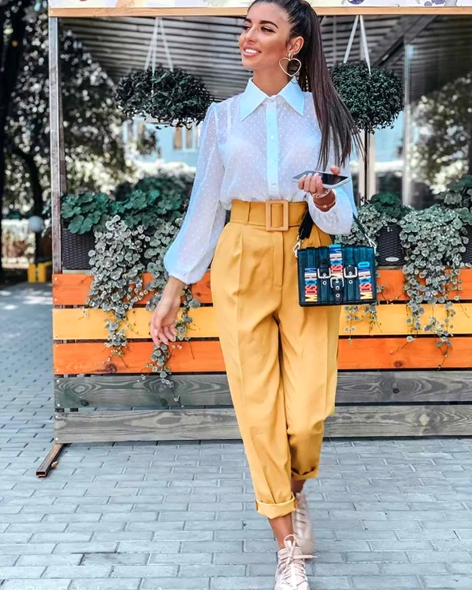 Брюки бананы