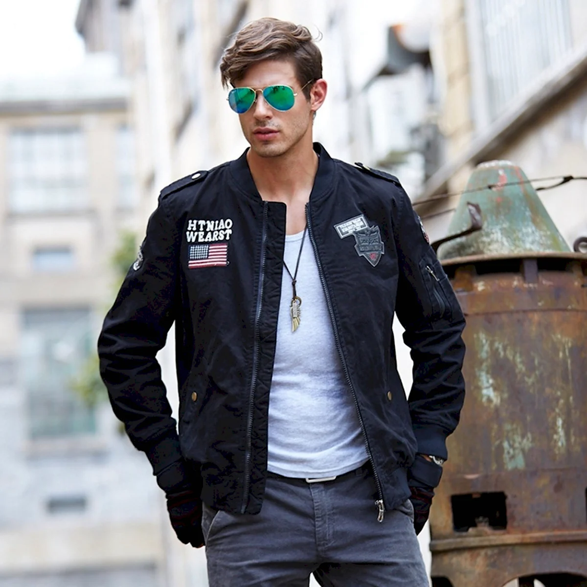 Бомбер Фешион мужской