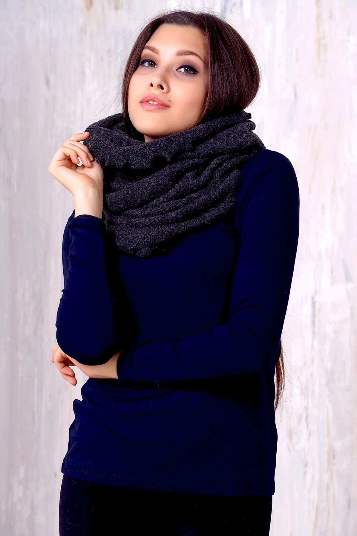 Мода 21 22 года воротник «хомут» . Осень зима