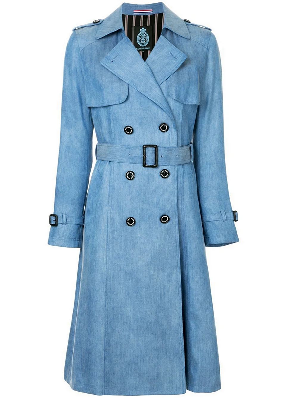 Джинсовый тренч женский