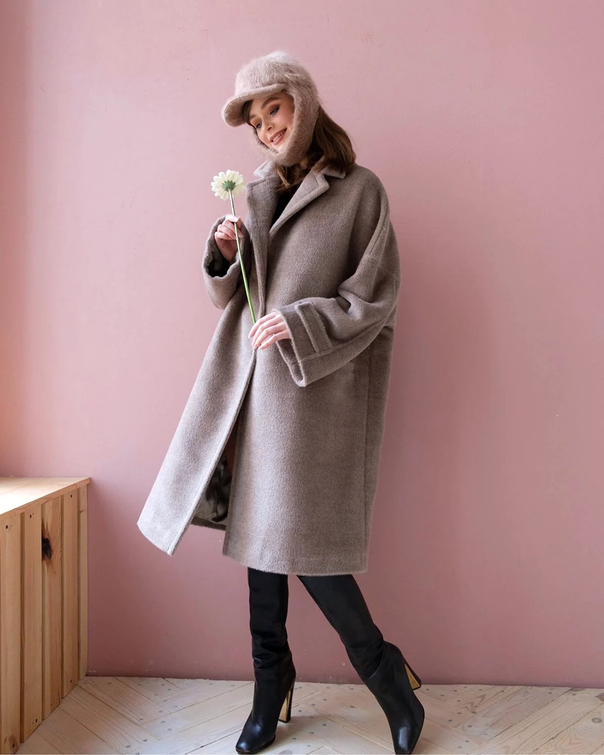 Пальто Шерон альпака