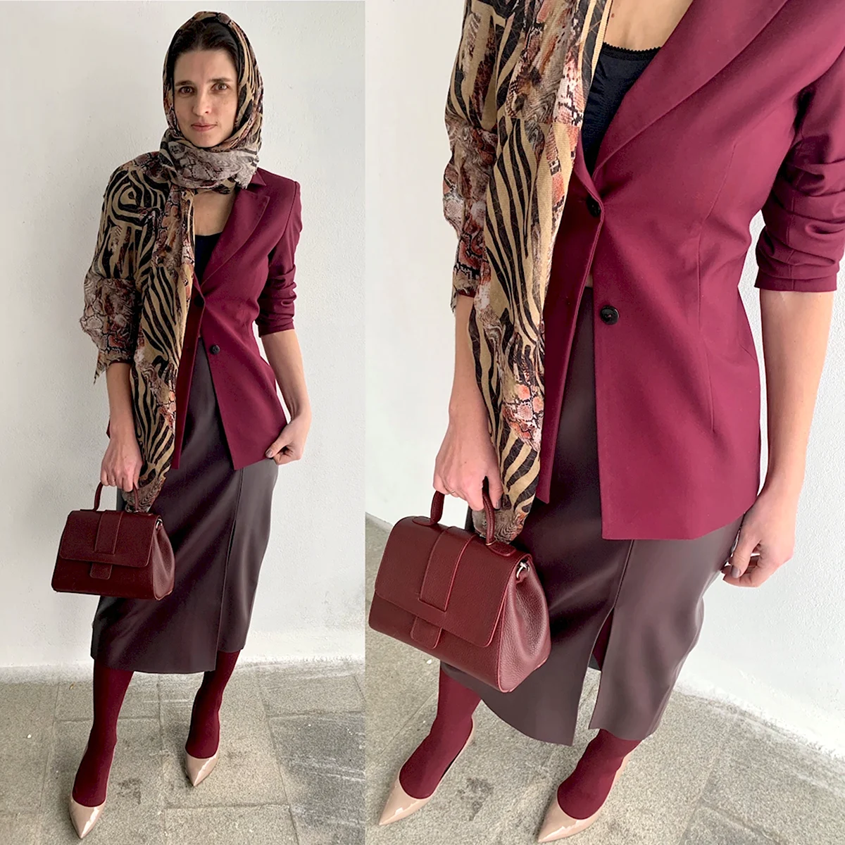 Образы с цветными колготками