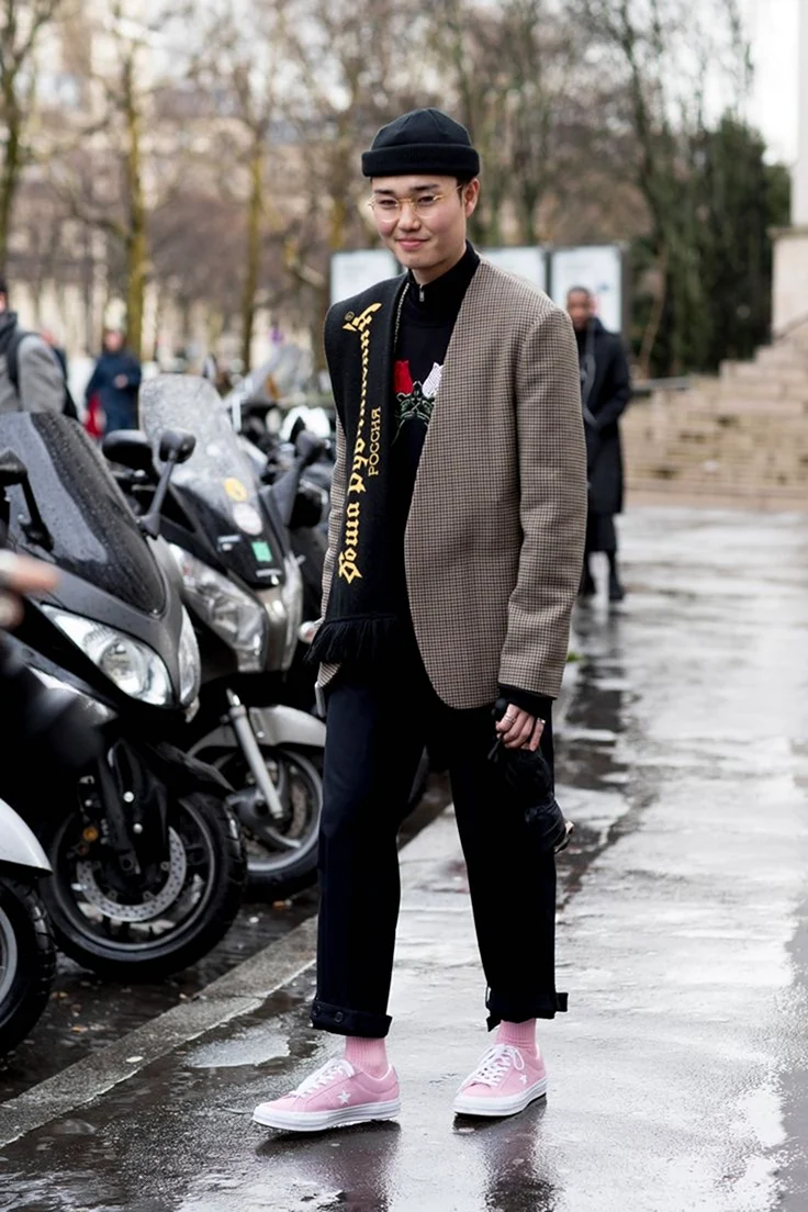 Китайский стрит стайл мужчины