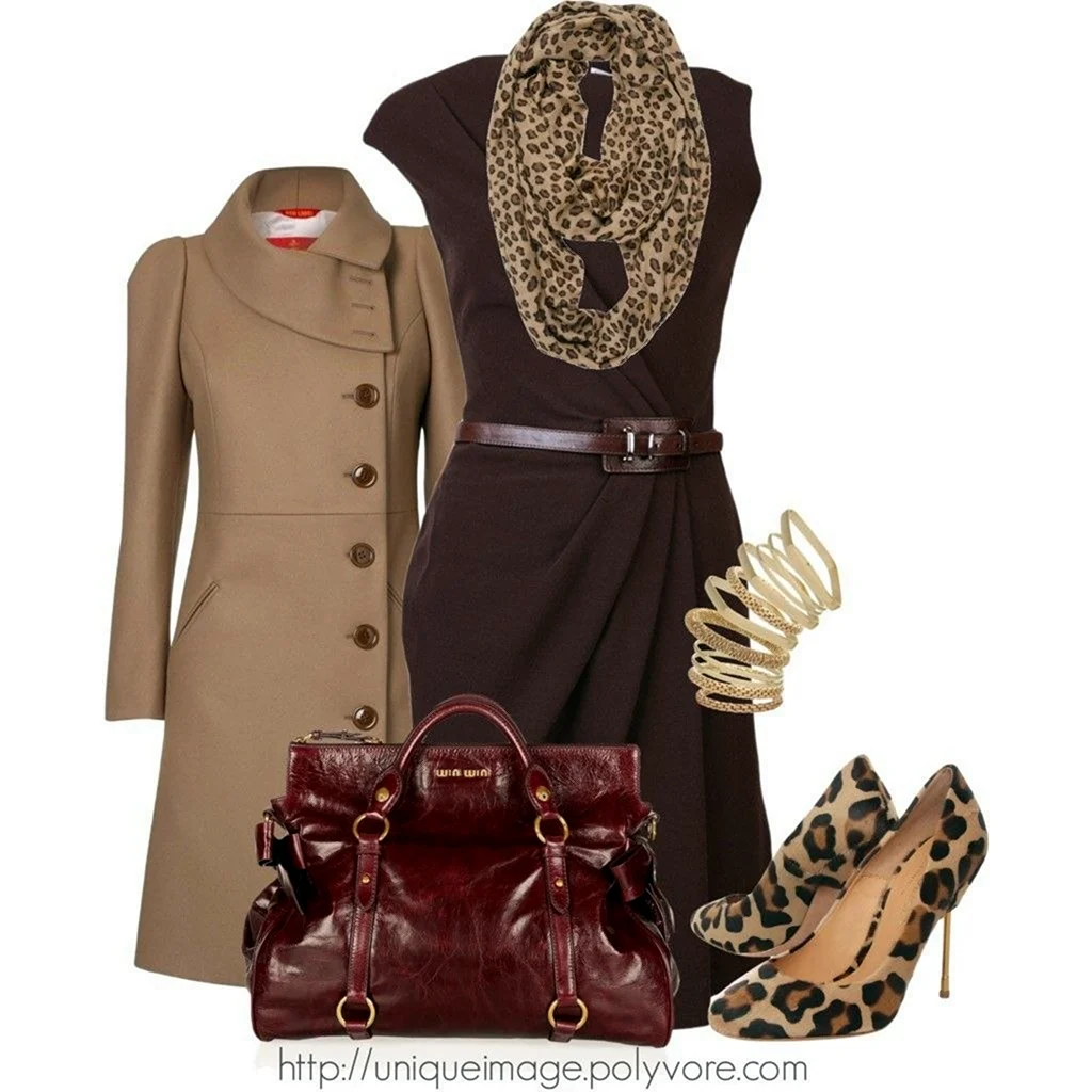 Шоколадный цвет в одежде