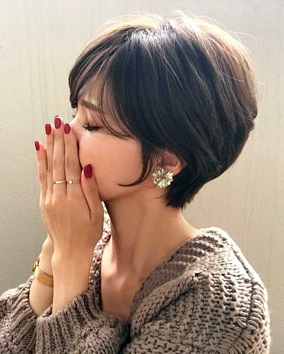 Пикси-Боб стрижка Корея