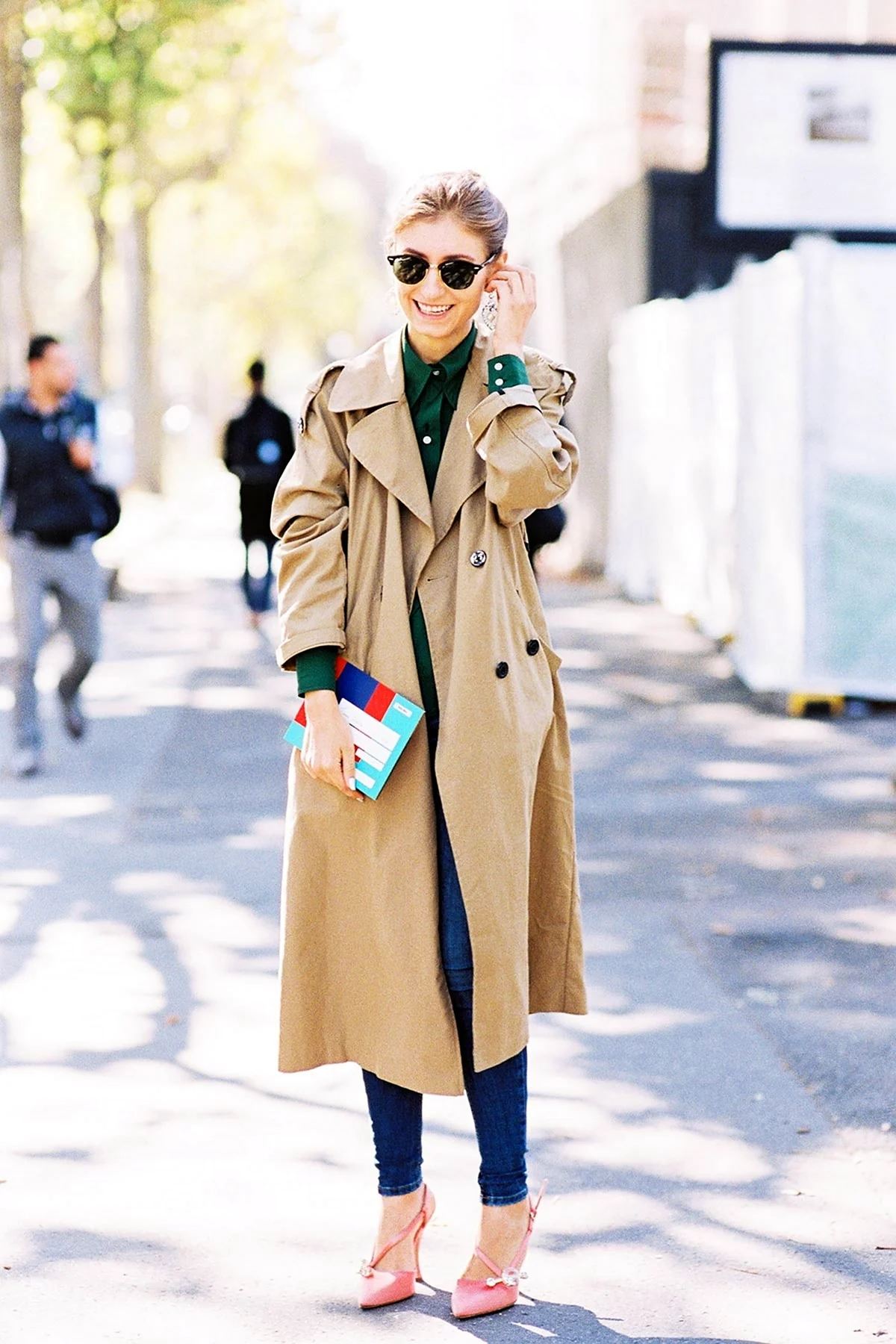 Тренч стрит стайл