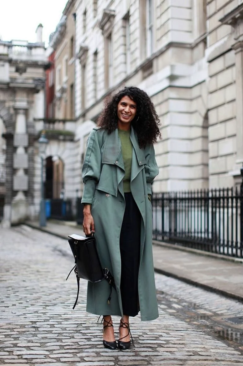 Плащ тренч 2020 Street Style