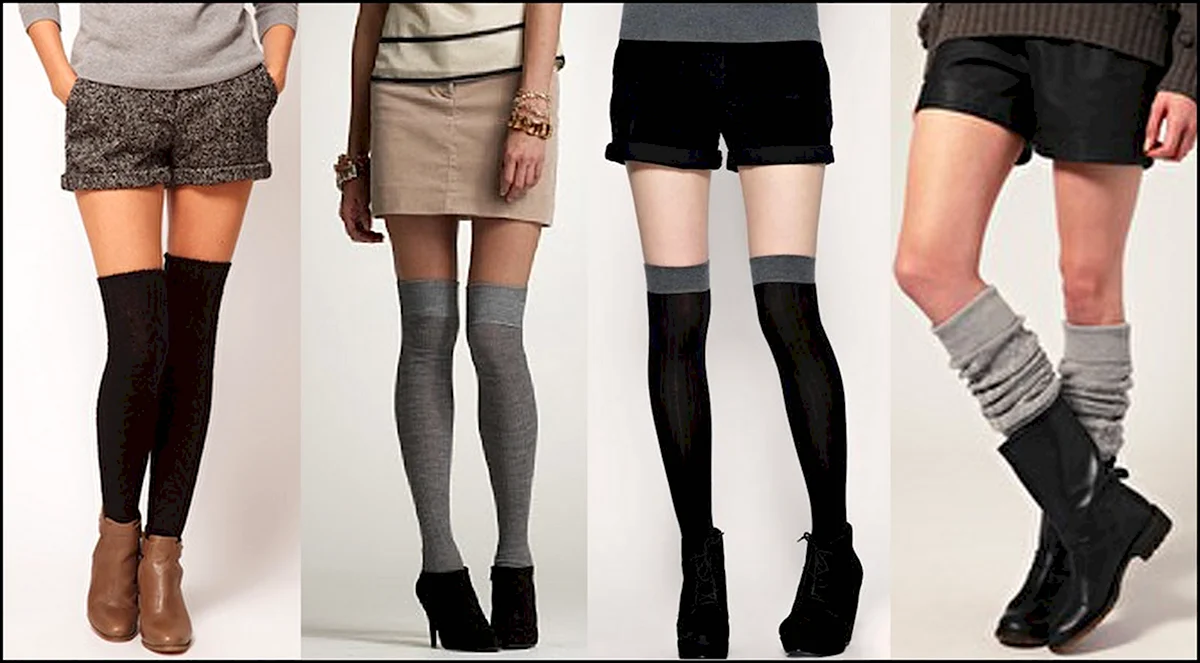 Гетры с ботильонами