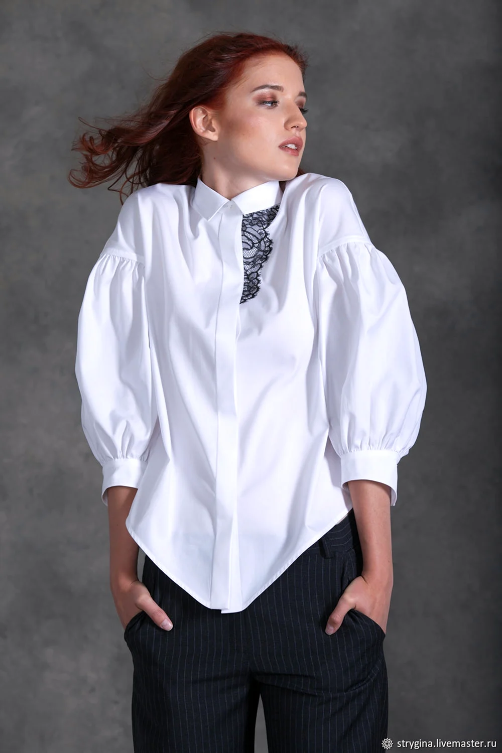 Белая блузка