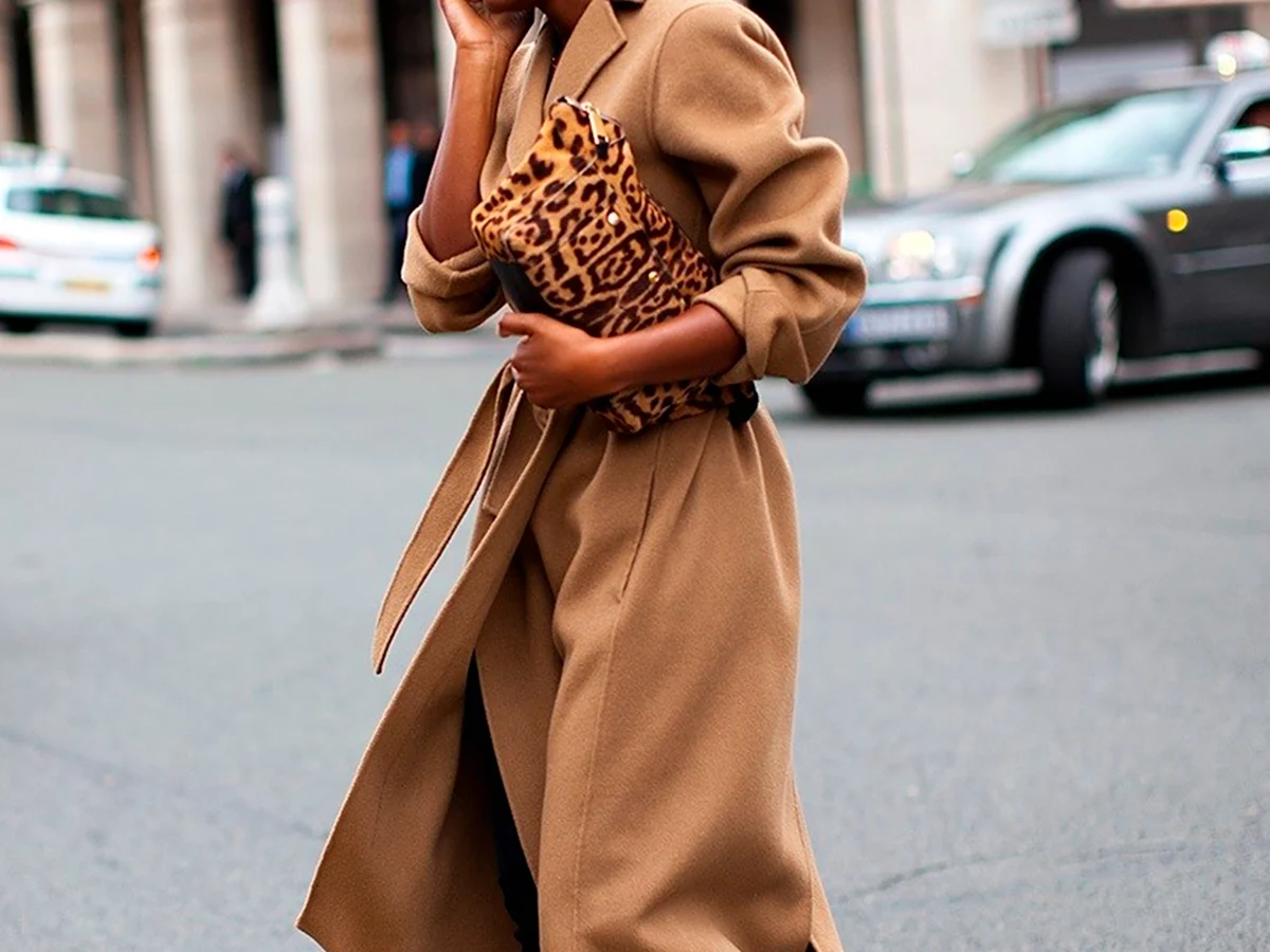 Пальто кэмел стрит стайл