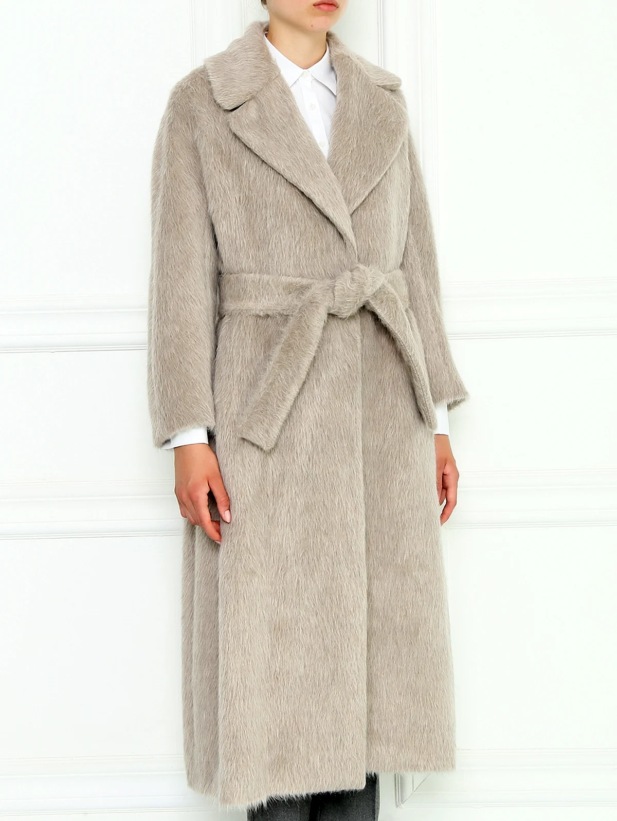 Max Mara пальто из альпаки